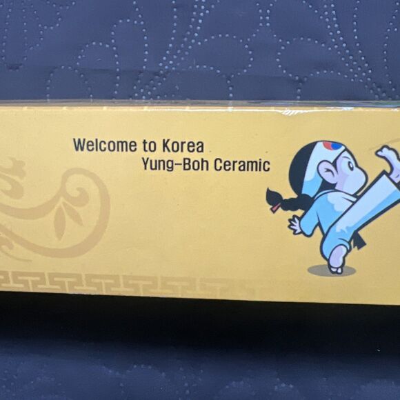 Yung-Boh Ceramic Welcome to Korea Tea Sake Cups Shot Glasses Set of 5 Gift Box - Picture 12 of 15